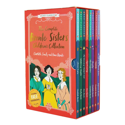 The Complete Bronte Sisters Children's Collection (Easy Classics) 8 Book Box Set (Wuthering Heights, Jane Eyre ... Villette, The Life of the Bronte Sisters Children's Biography)