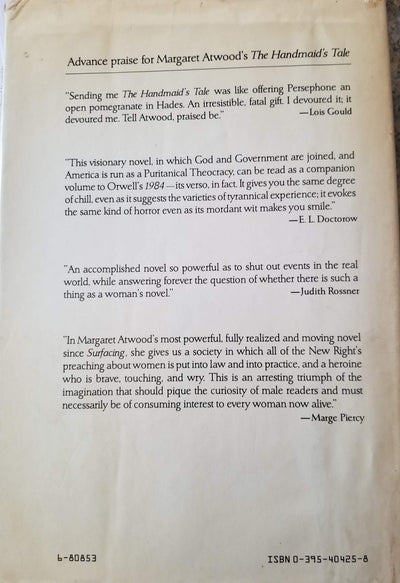 The Handmaid's Tale by Atwood, Margaret Eleanor
