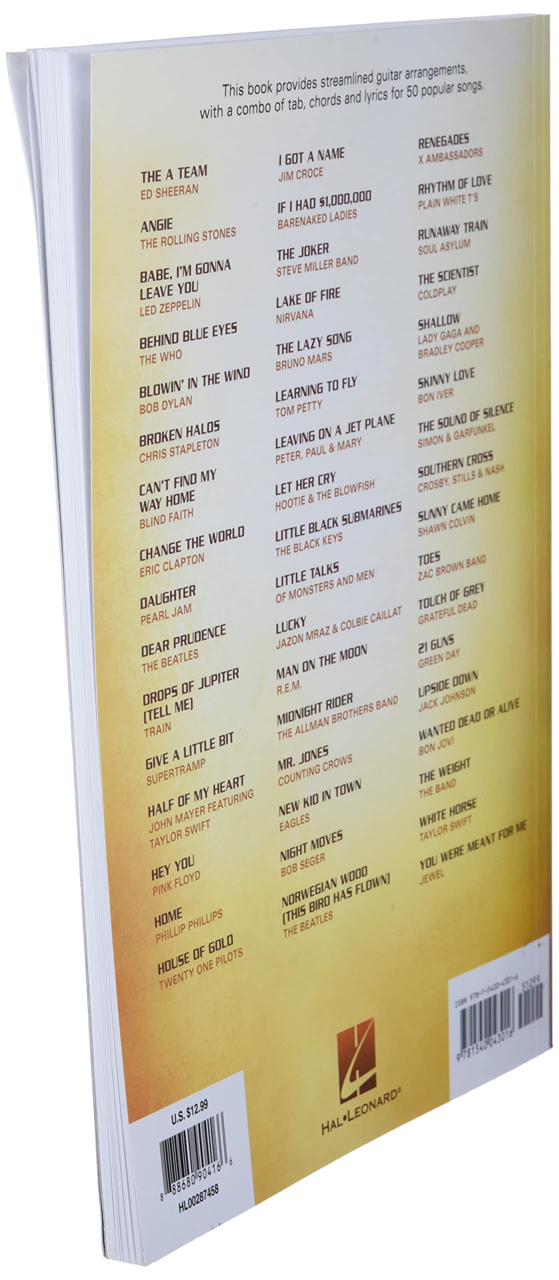 Simple Acoustic Songs: The Easiest Easy Guitar Songbook Ever