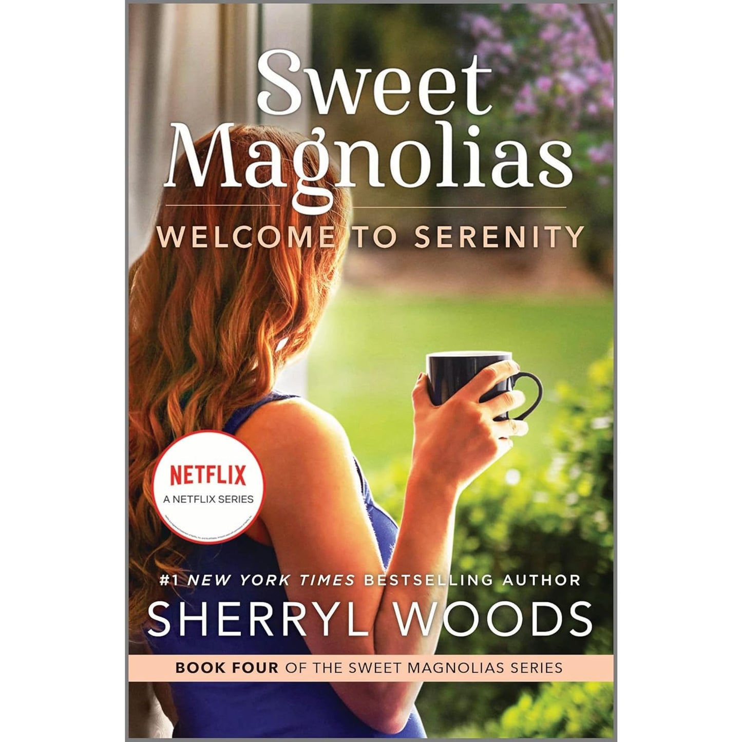 The Sweet Magnolias 4 Book Set by Sherryl Woods (Stealing Home, A Slice of Heaven, Feels Like Family and Welcome to Serenity)