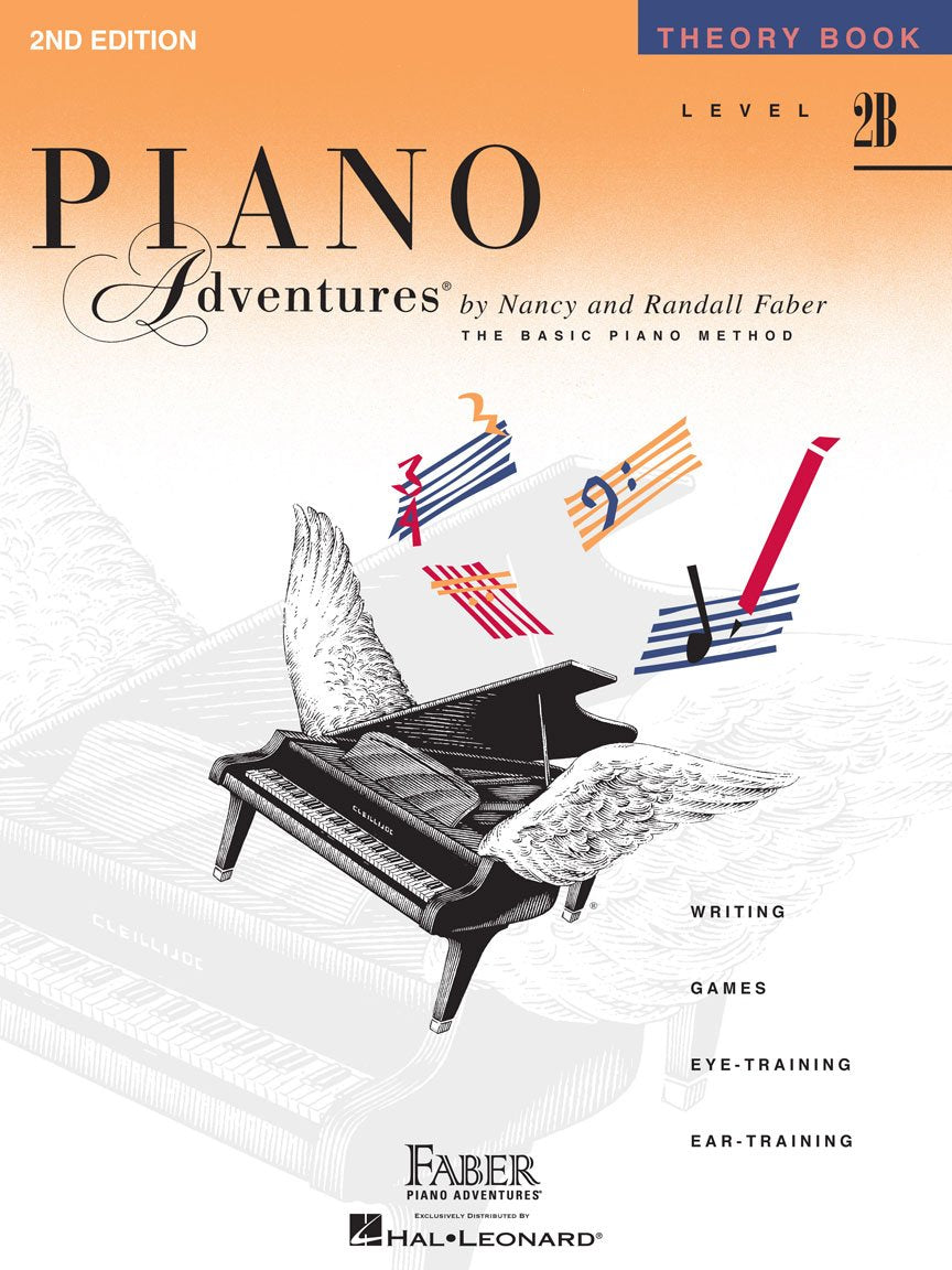 NEW Faber Piano Adventures Level 2B Set (4 Books) 2nd Edition - Lesson 2B, Theory 2B, Technique & Artistry 2B, Performance 2B