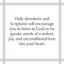 I Hear His Whisper: Encounter God's Heart for You, 365 Daily Devotions (The Passion Translation) (Imitation Leather) - Daily Messages of God's Love, ... More. (The Passion Translation Devotionals)