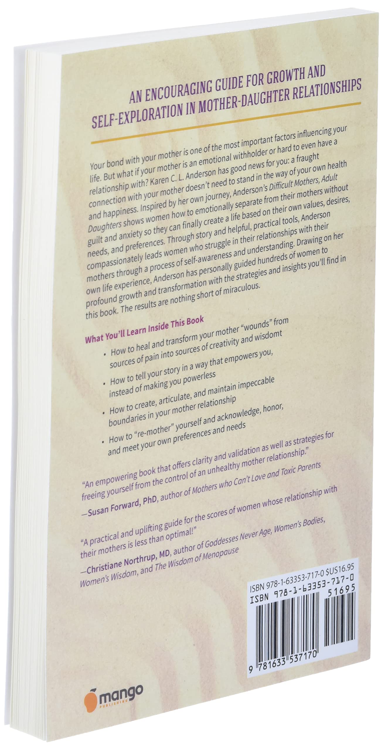 Difficult Mothers, Adult Daughters: A Guide For Separation, Liberation & Inspiration (Self care gift for women)