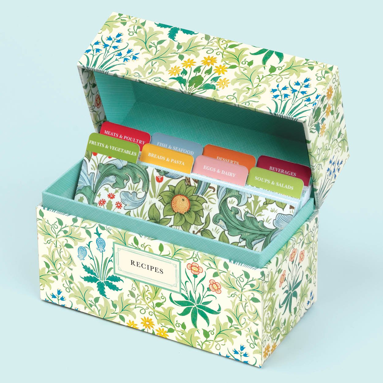 Galison William Morris Recipe Box (32638)