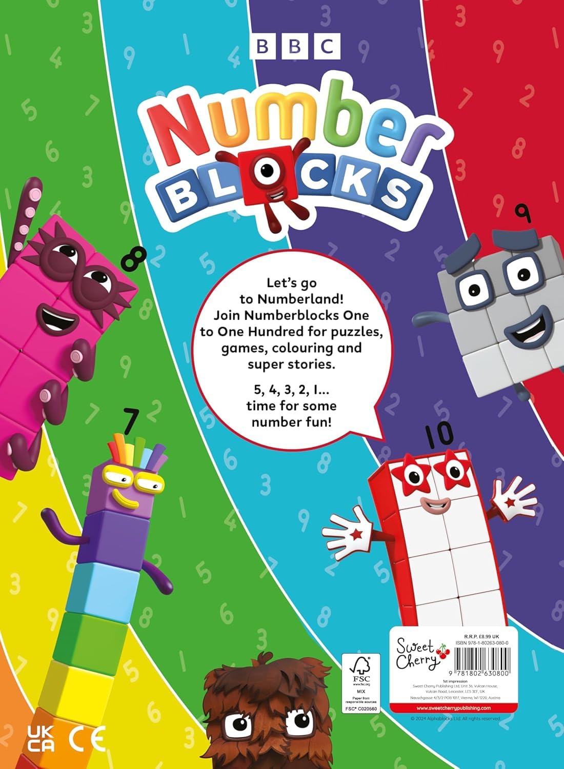 Numberblocks Annual 2025 - Kids Activity Book, Maths Puzzles & Games for Preschool Ages 3-6 Years (Numberblocks Annuals)