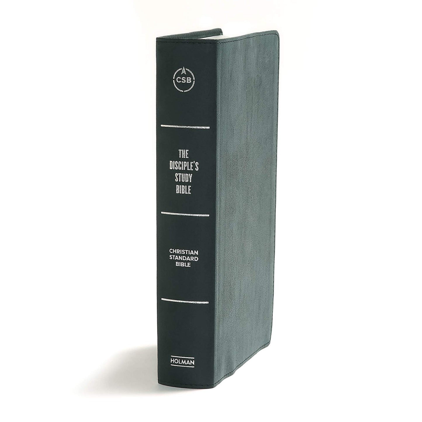 CSB Disciple's Study Bible, Black LeatherTouch, Black Letter, One Year, Reading Plan, Journaling Space, Study Notes and Commentary, Articles, Easy-to-Read Bible Serif Type