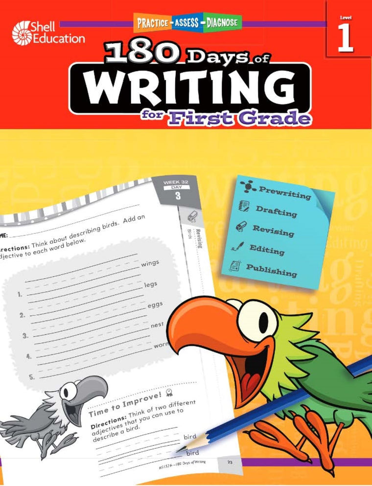 180 Days of Writing for First Grade - An Easy-to-Use First Grade Writing Workbook to Practice and Improve Writing Skills (180 Days of Practice)
