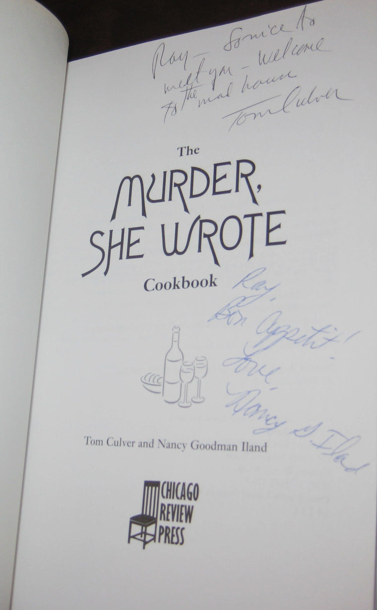 The Murder, She Wrote Cookbook — back cover