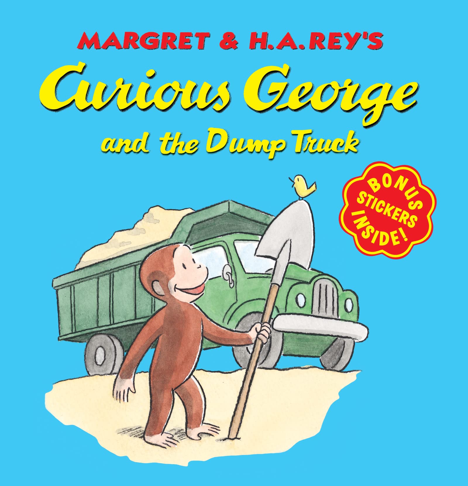 Curious George and the Dump Truck (8x8 with stickers)