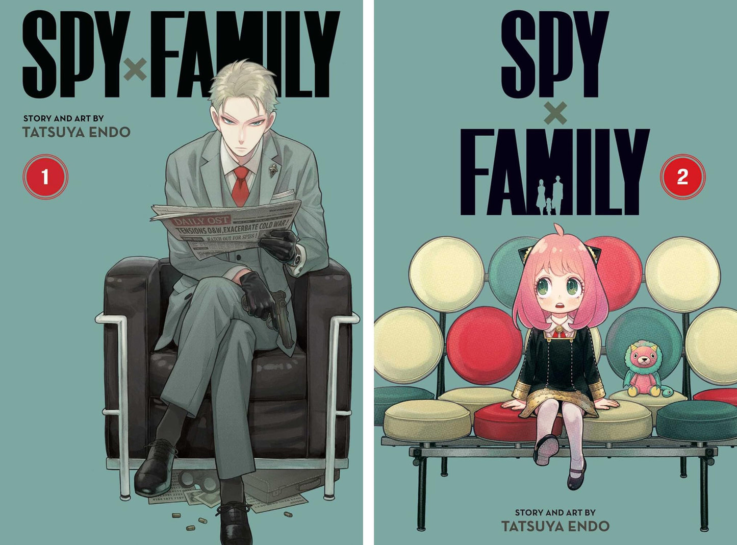 Spy x Family Complete 17 Book Series (Vol. 1-15 + Official Guide + Spy x Family Portrait) Manga Set, by Tatsuya Endo (17 Books)