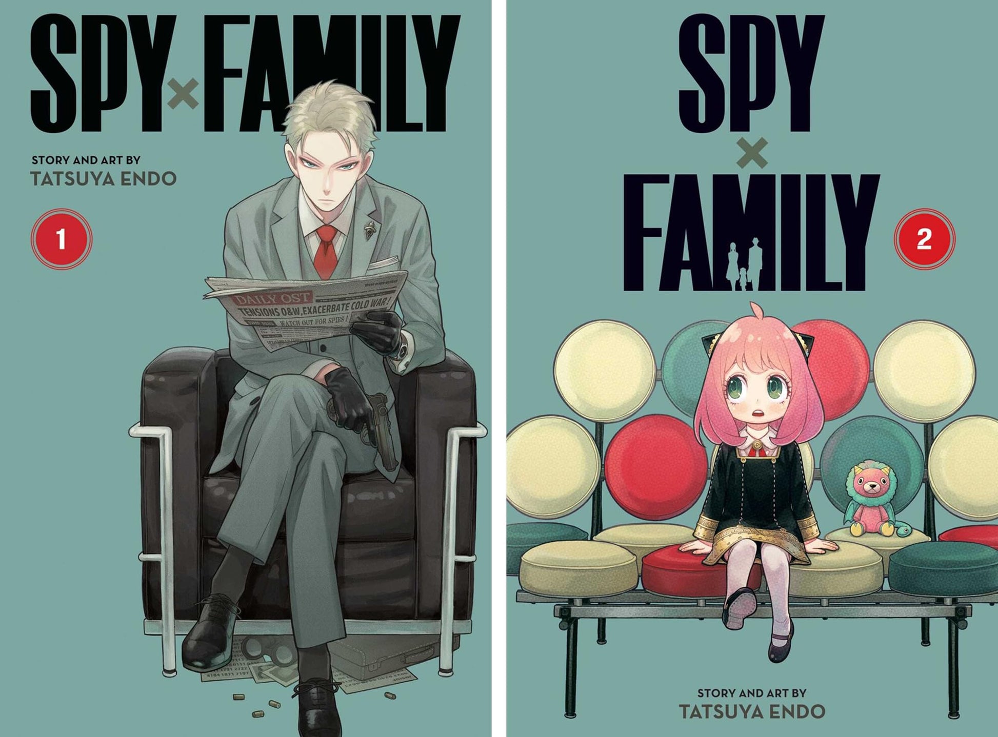 Spy x Family Complete 17 Book Series (Vol. 1-15 + Official Guide + Spy x Family Portrait) Manga Set, by Tatsuya Endo (17 Books)