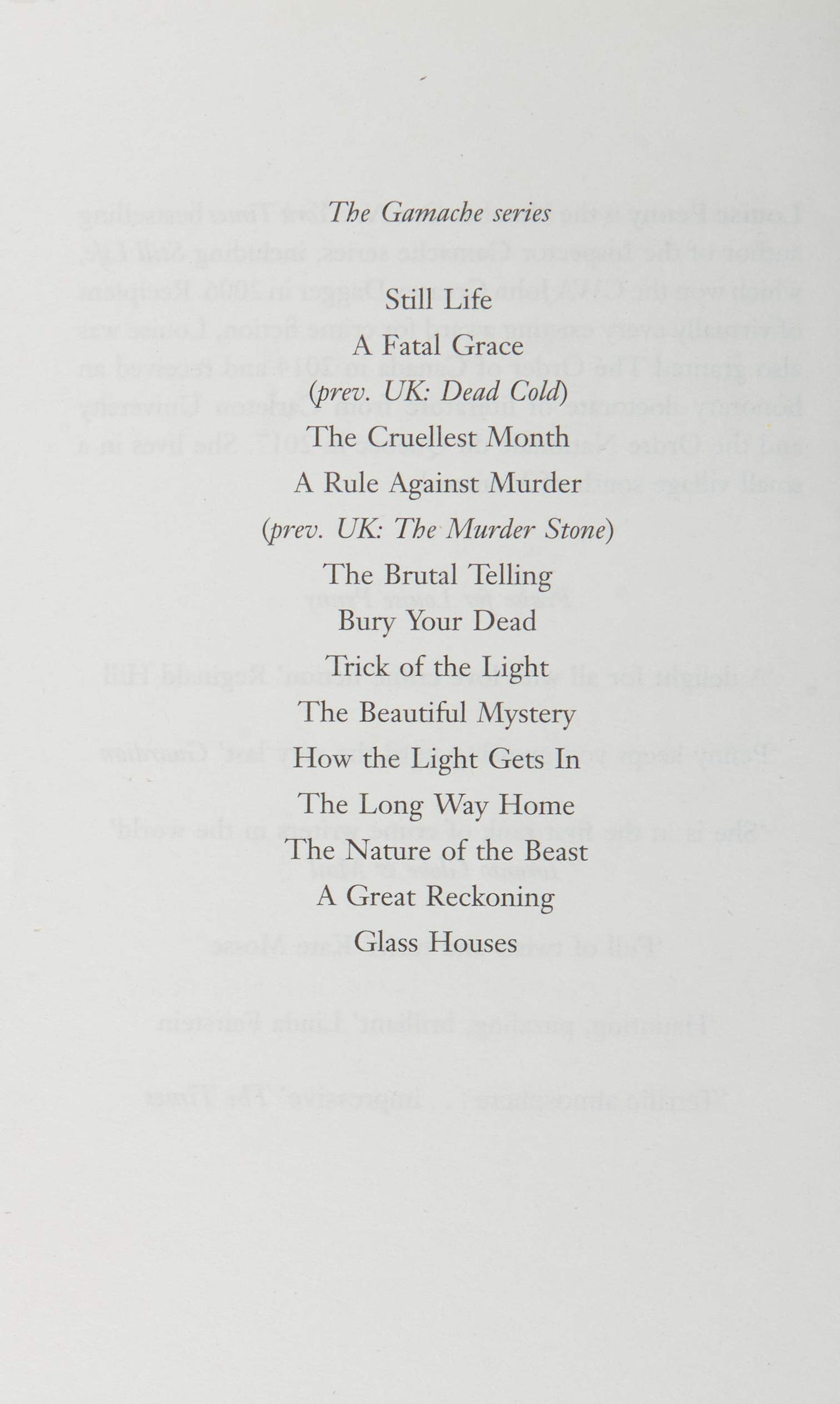 The Cruellest Month