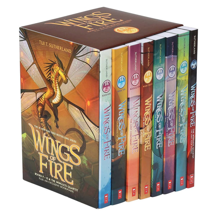 Wings of Fire Books 9-1 and The Winglets Quartet