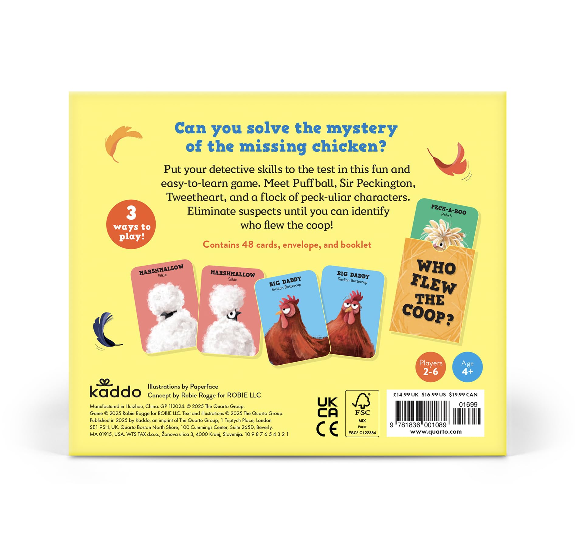 Who Flew the Coop?: An Egg-cellent Card Game: Can you find the missing chicken?