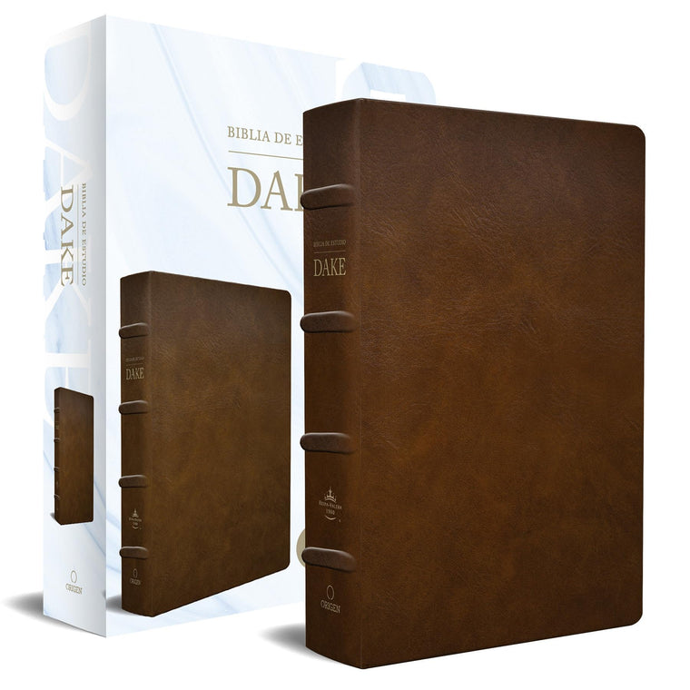 RVR 1960 Biblia de estudio Dake, tamao grande, piel marrn / Spanish RVR 1960 Dake Study Bible, Large Size, Brown Leather (Spanish Edition)