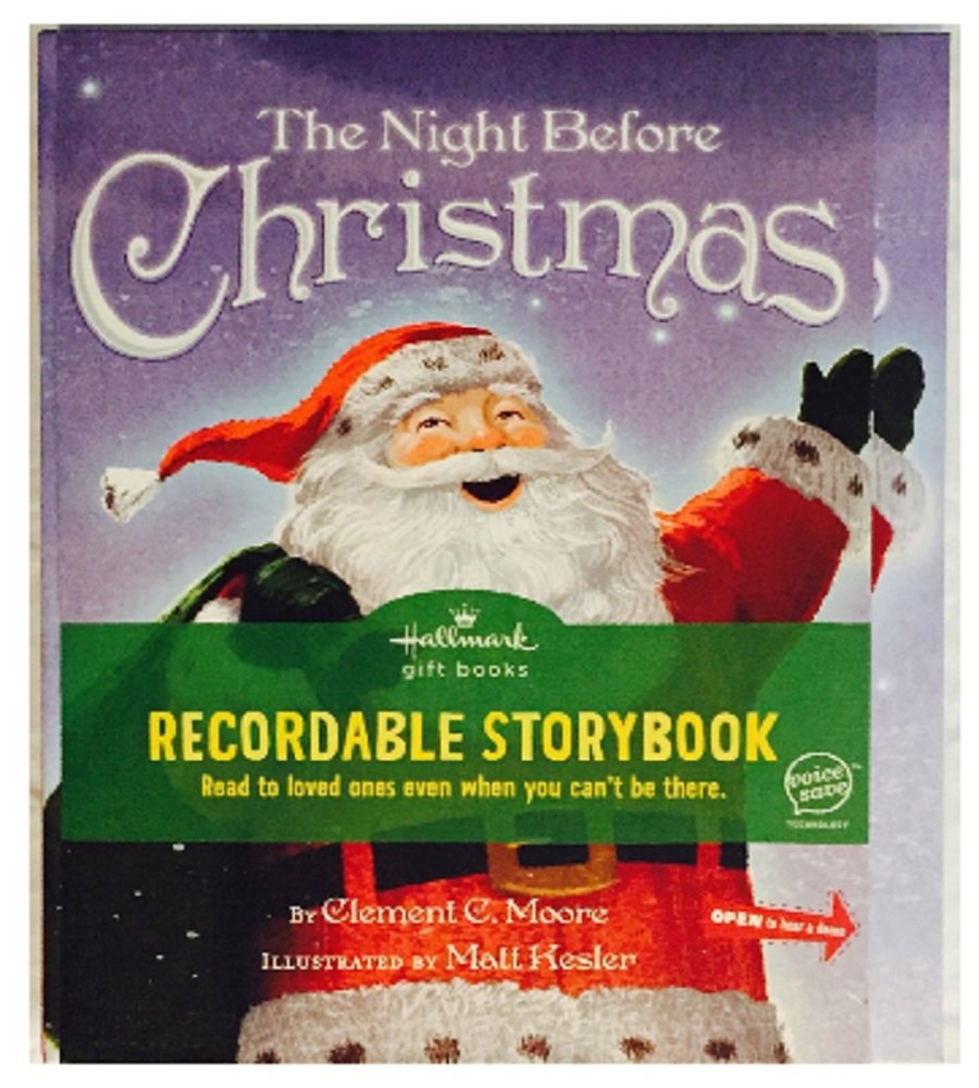 Hallmark the Night Before Christmas Recordable Board Book