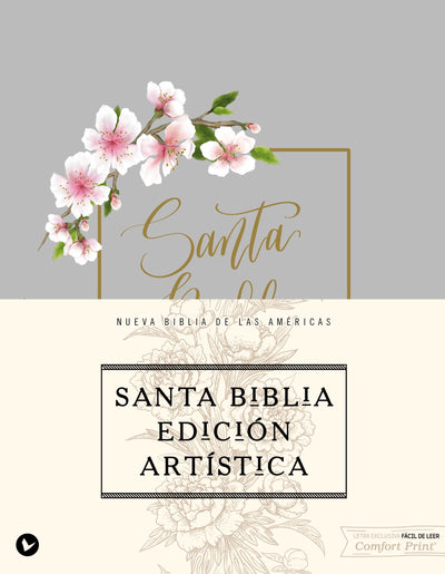 NBLA, Santa Biblia, Edicin Artstica, Tapa dura/tela, Arte con bordes dorados, Palabras de Jess en Rojo, Comfort Print (Spanish Edition)