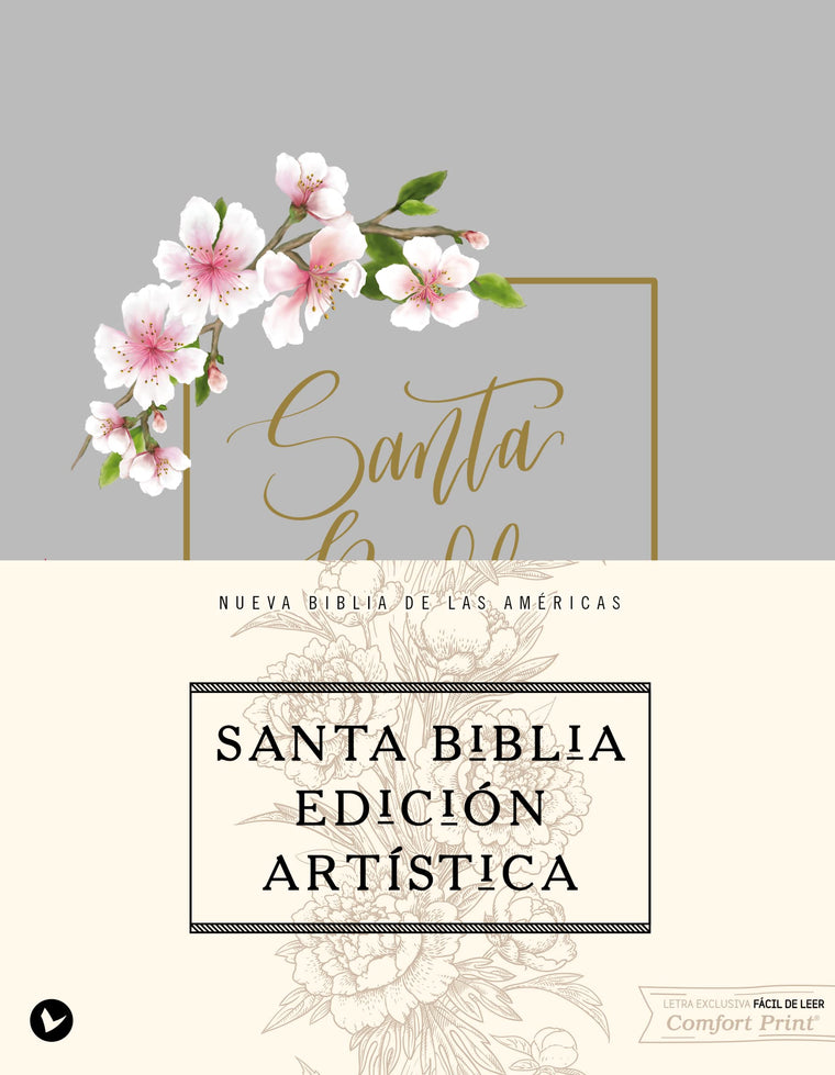 NBLA, Santa Biblia, Edicin Artstica, Tapa dura/tela, Arte con bordes dorados, Palabras de Jess en Rojo, Comfort Print (Spanish Edition)