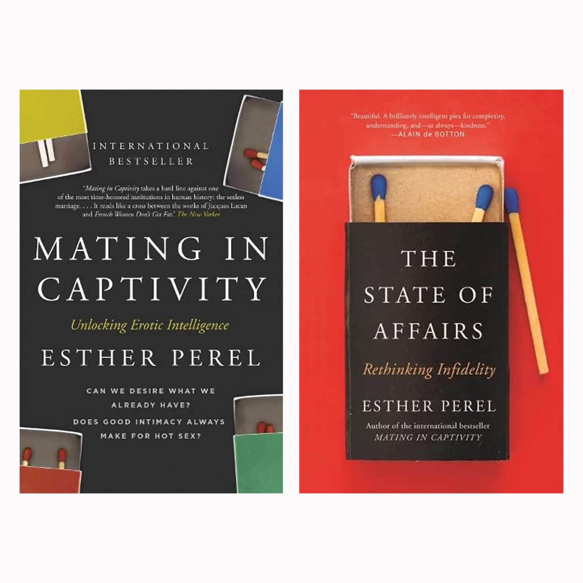 Esther Perel 2 book set ( Mating in Captivity & The State Of Affairs )