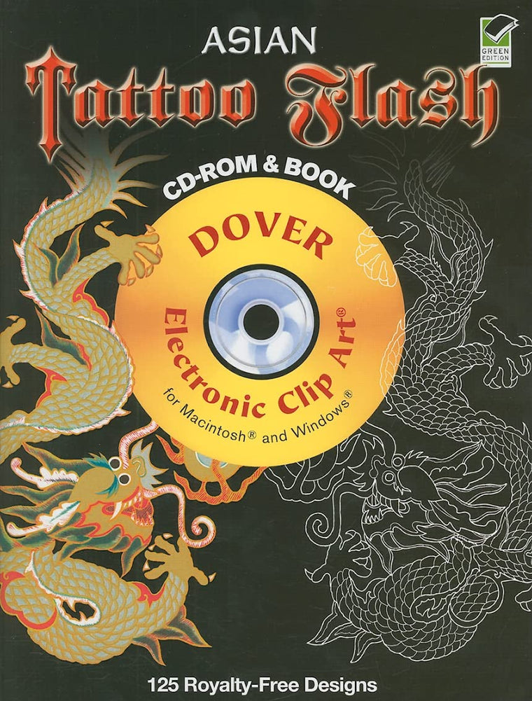 Asian Tattoo Flash CD-ROM and Book (Dover Electronic Clip Art)
