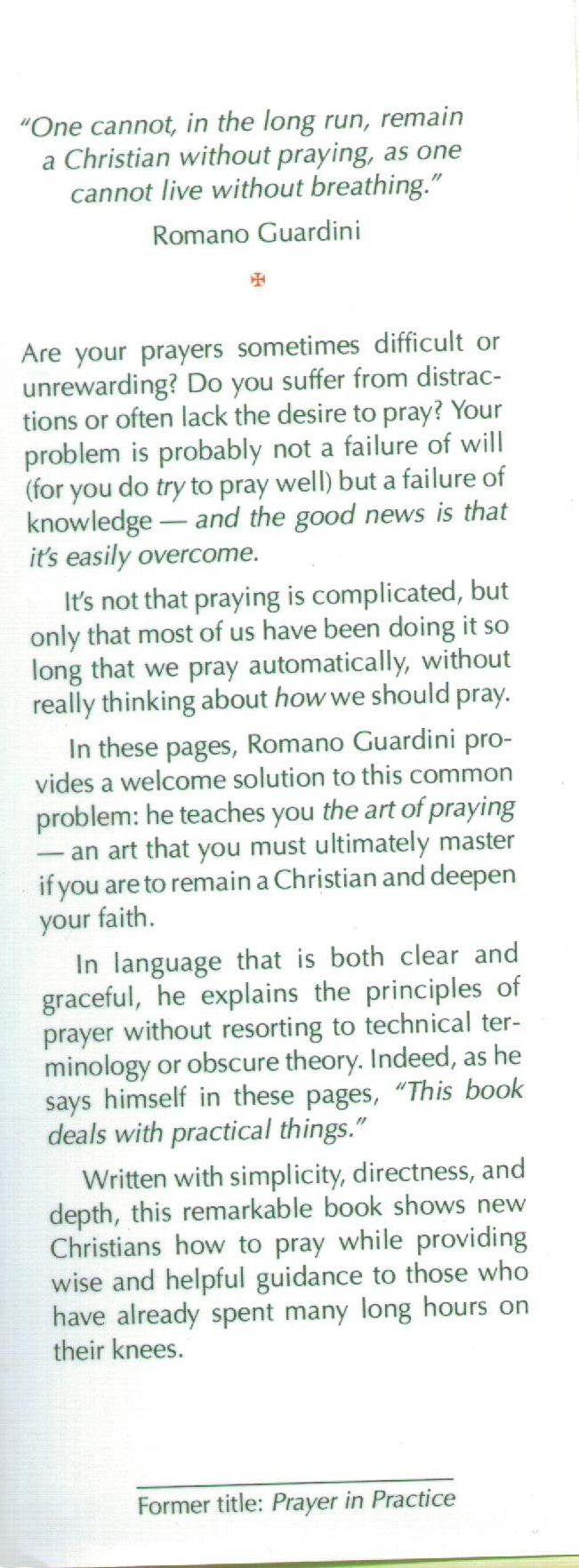 The Art of Praying: The Principles and Methods of Christian