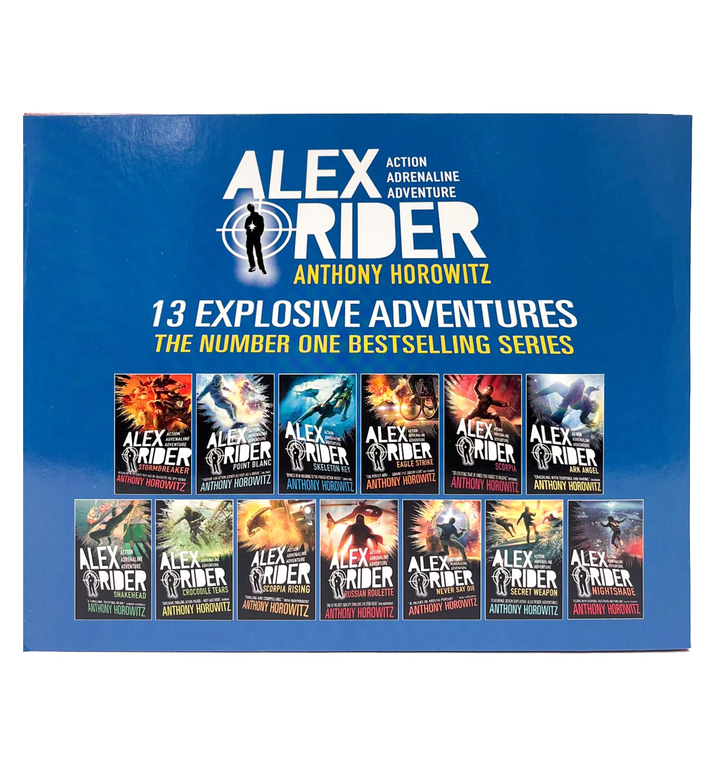 Alex Rider Series 13 Books Collection Set By Anthony Horowitz: 13 Explosive Adventures
