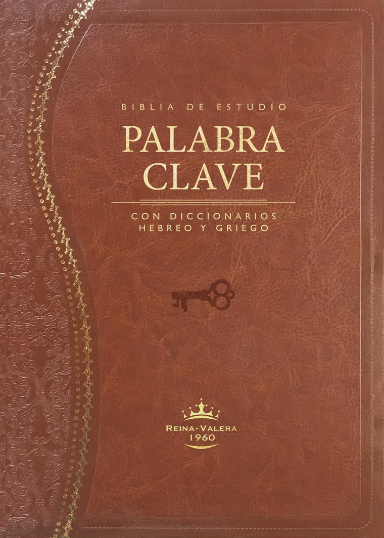 Biblia de Estudio Palabra Clave (Marron) (Spanish Edition)