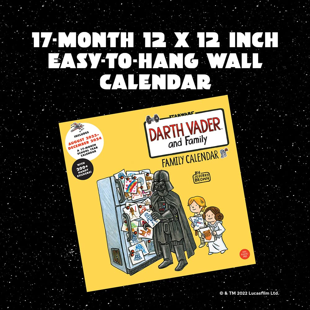 Star Wars Darth Vader and Family 2024 Family Wall Calendar