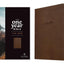 NLT The One Year Bible for Men (LeatherLike, Rustic Brown Mountain)