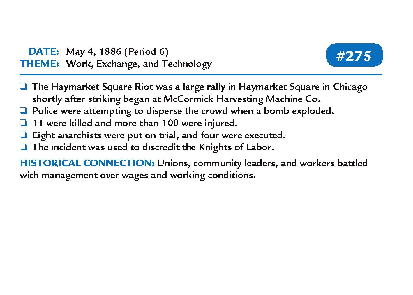 AP US History Flash Cards (Barron's AP)