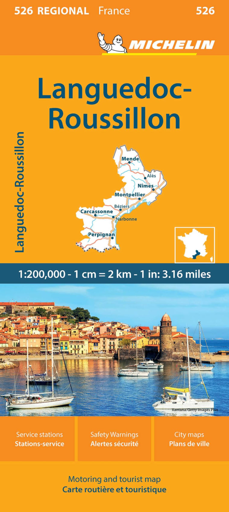 France: Languedoc-Roussillon Map 526 (The Michelin Maps, 526)