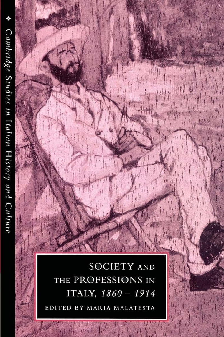 Society and the Professions in Italy, 1860-1914 (Cambridge Studies in Italian History and Culture)