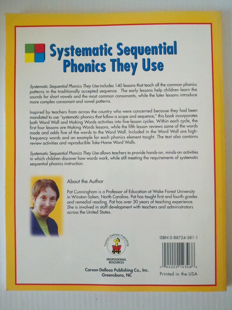 Systematic Sequential Phonics They Use: For Beginning Readers of All Ages