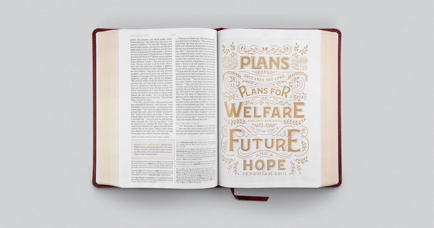 ESV Women's Study Bible (TruTone, Chestnut, Almond Tree Design): Holy Bible, English Standard Version
