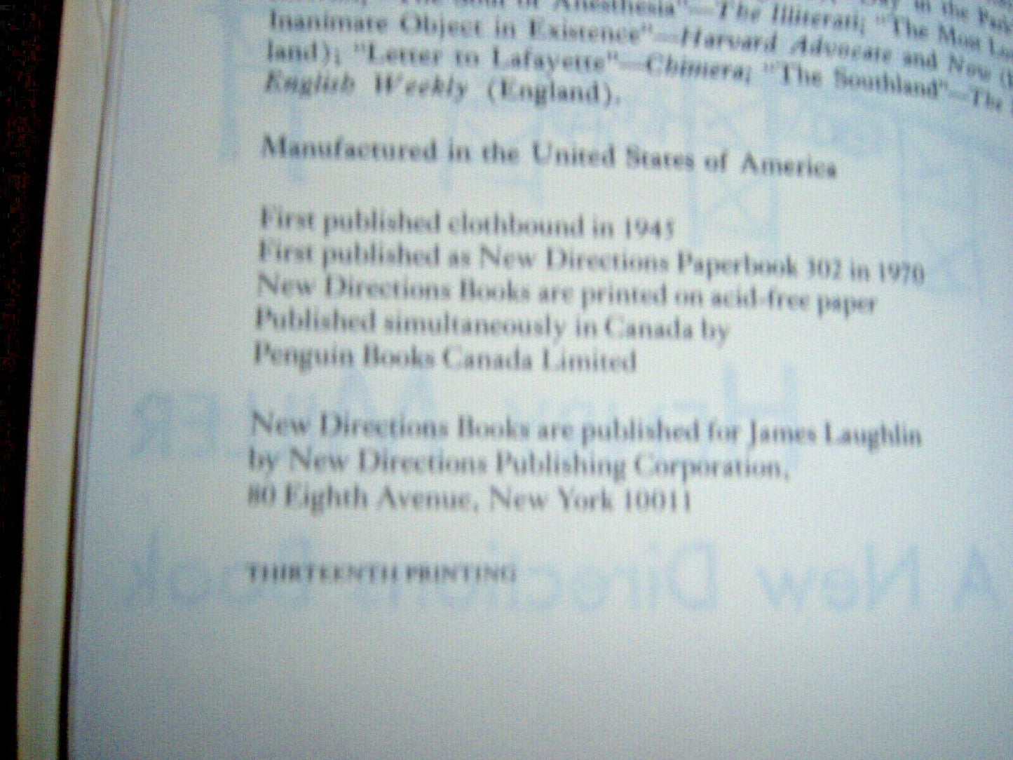 The Air-Conditioned Nightmare (New Directions Paperbook)