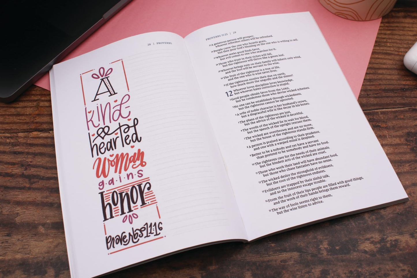 NIV, Beautiful Word Bible Journal, Proverbs, Paperback, Comfort Print