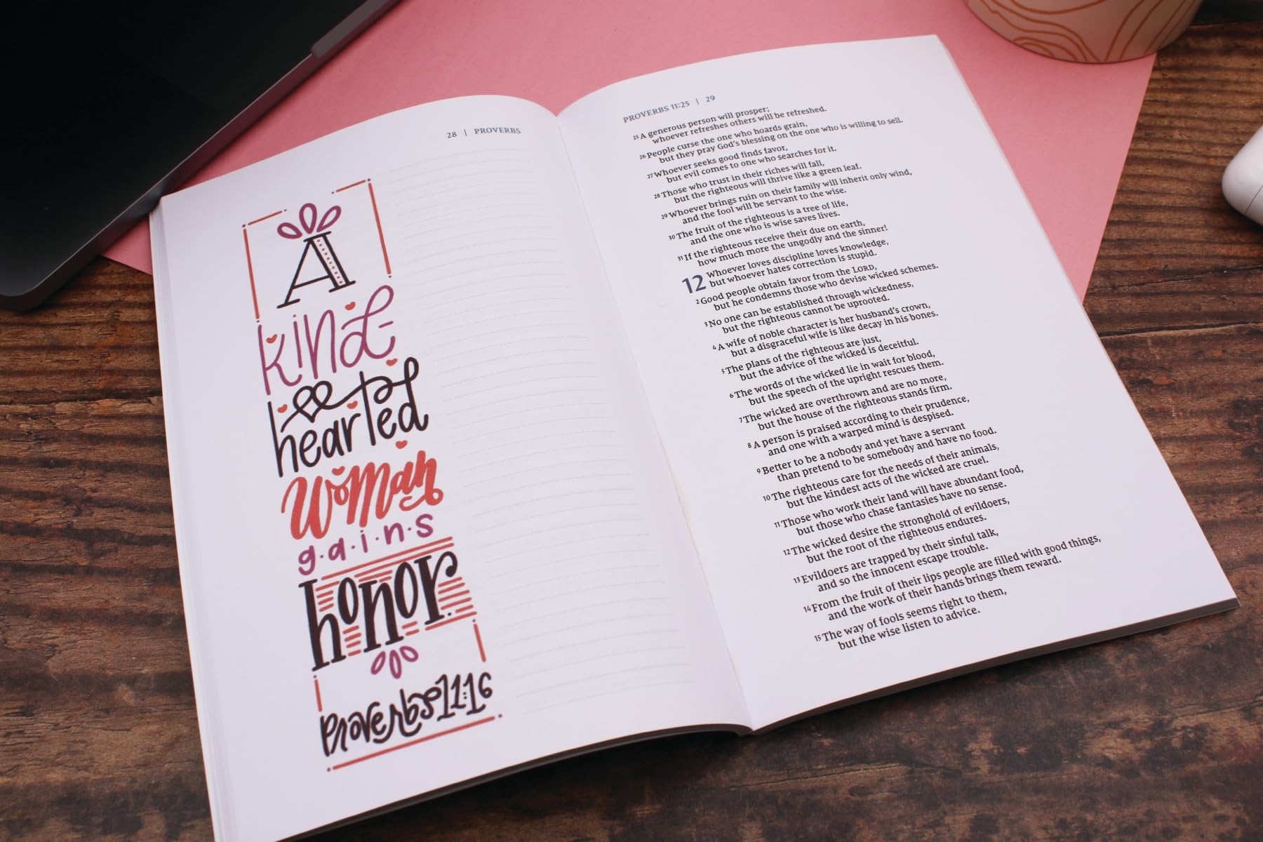 NIV, Beautiful Word Bible Journal, Proverbs, Paperback, Comfort Print