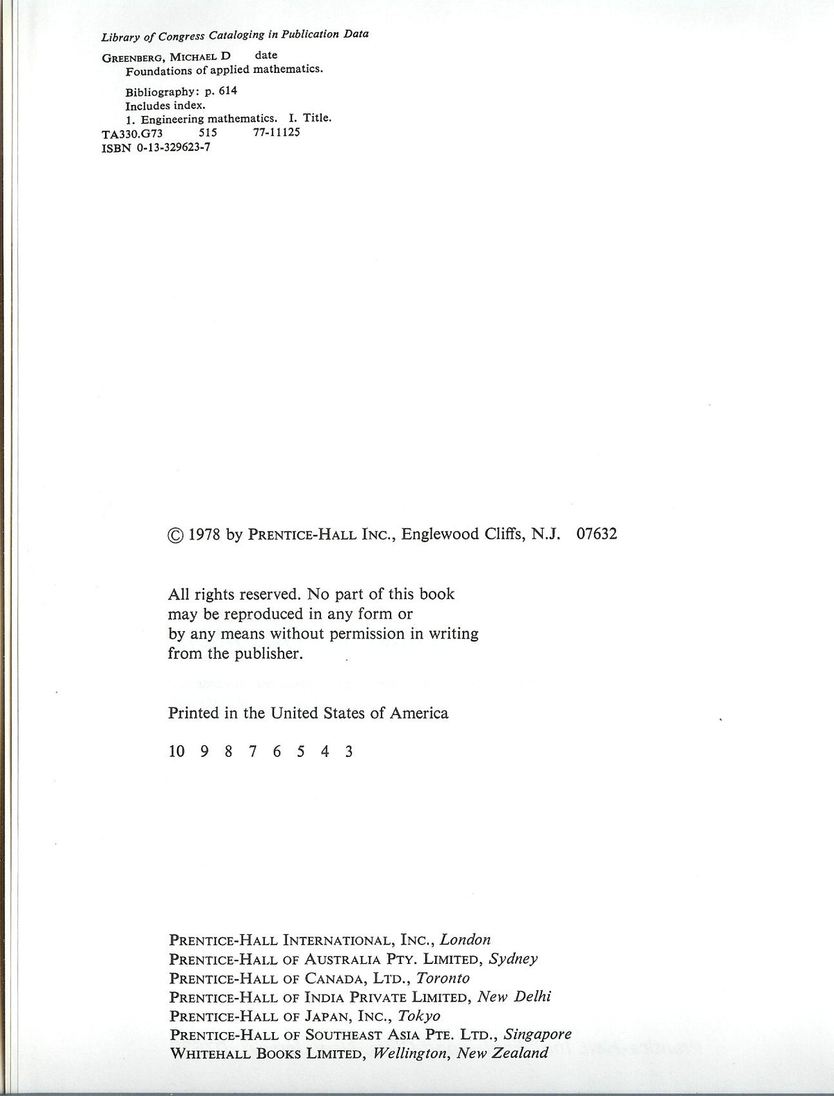 Foundations of Applied Mathematics