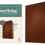 NLT Large Print Thinline Reference Bible, Filament Enabled (Genuine Leather, Brown, Red Letter)