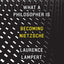What a Philosopher Is: Becoming Nietzsche