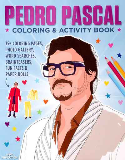 Pedro Pascal Coloring & Activity Book (Pop Culture Color & Activity)