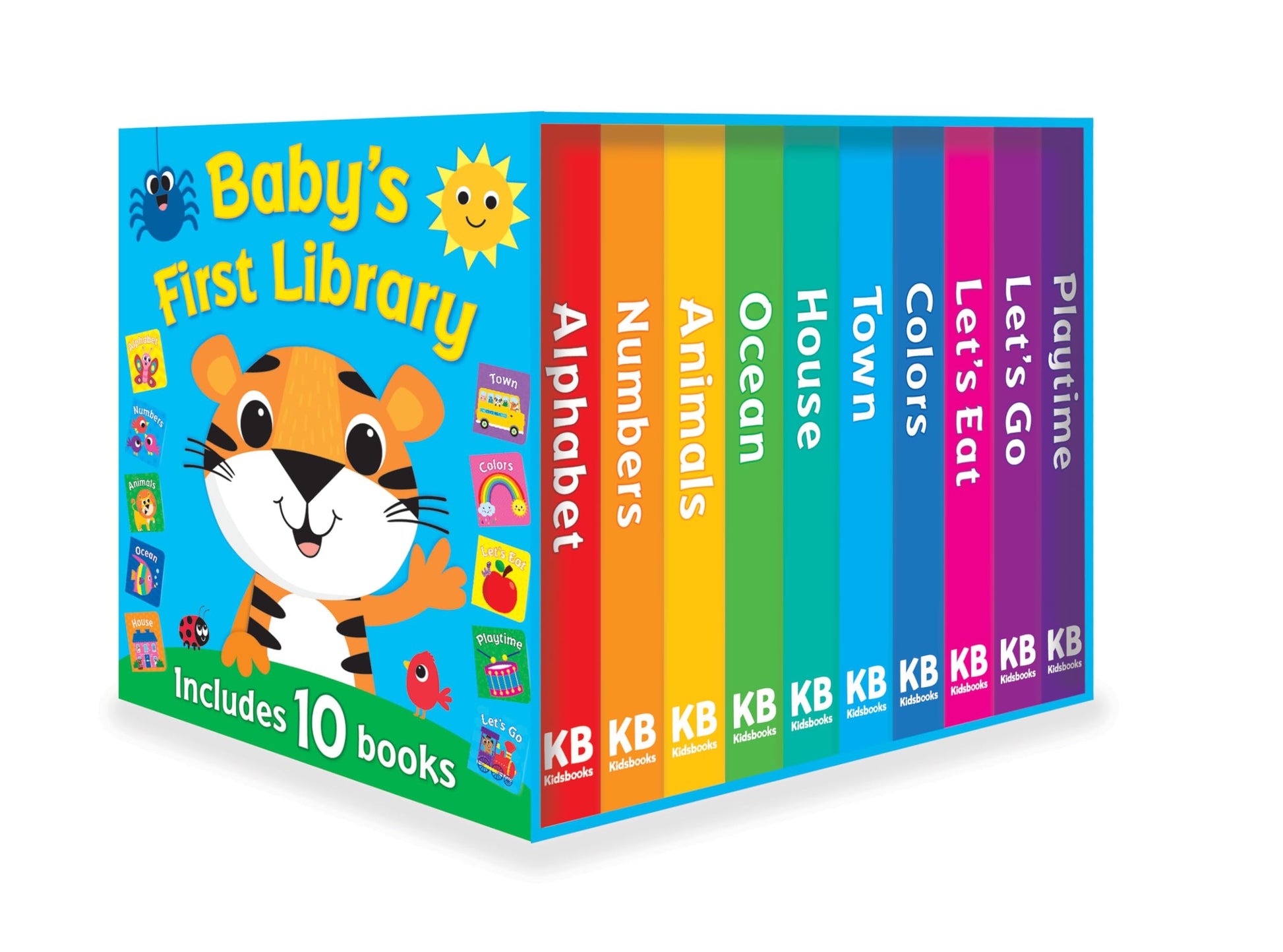 Babys First Library 10-Book Set - Board Book Set for Babies and Toddlers, Ages 0-4