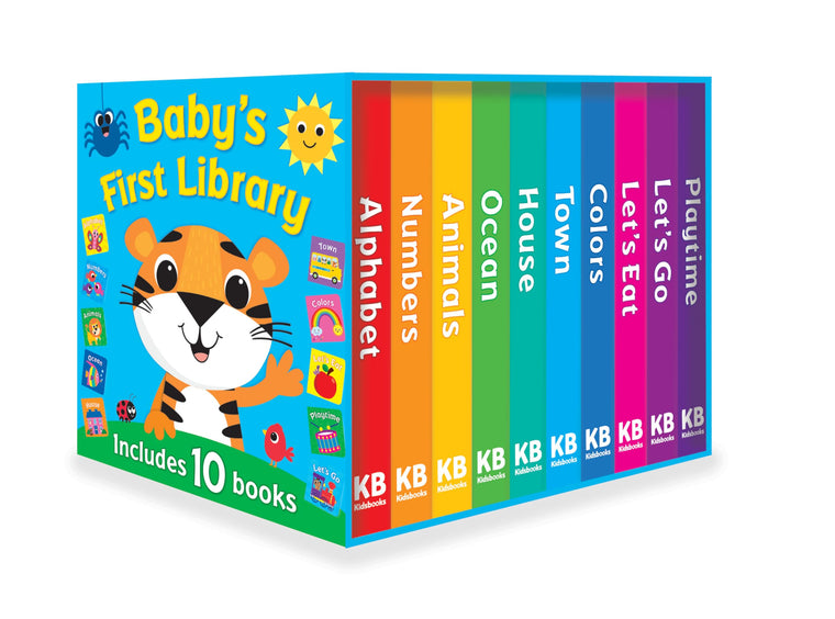 Babys First Library 10-Book Set - Board Book Set for Babies and Toddlers, Ages 0-4