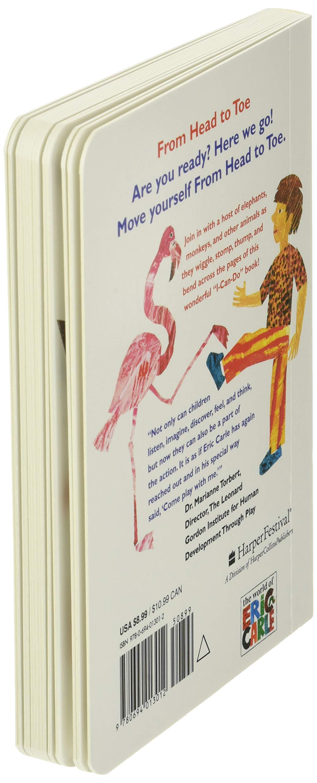 From Head to Toe Board Book by Eric Carle