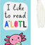 Axolotls Beaded Bookmark