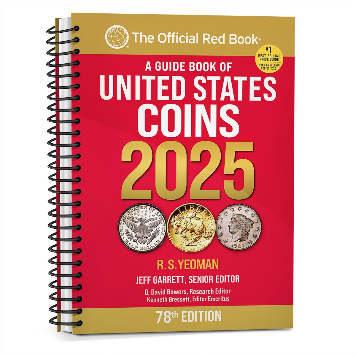 A Guide Book of United States Coins 2025 "Redbook" (Official Red Book)