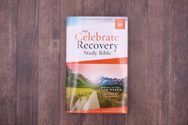 NIV, Celebrate Recovery Study Bible, Paperback, Comfort Print — back cover