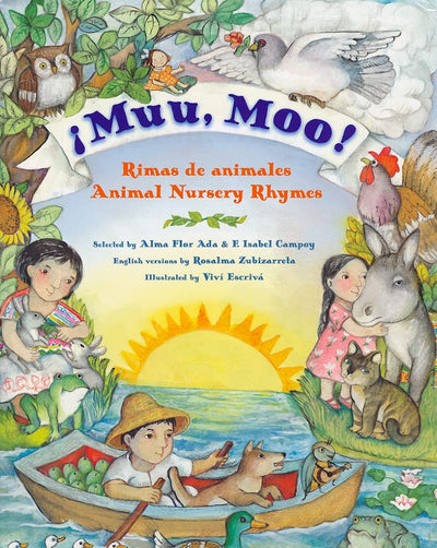 Muu, Moo! Rimas de animales/Animal Nursery Rhymes: Bilingual English-Spanish