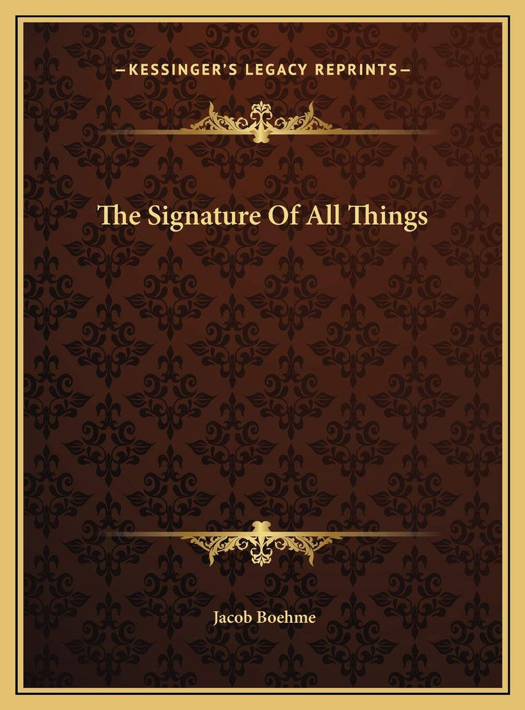 The Signature Of All Things