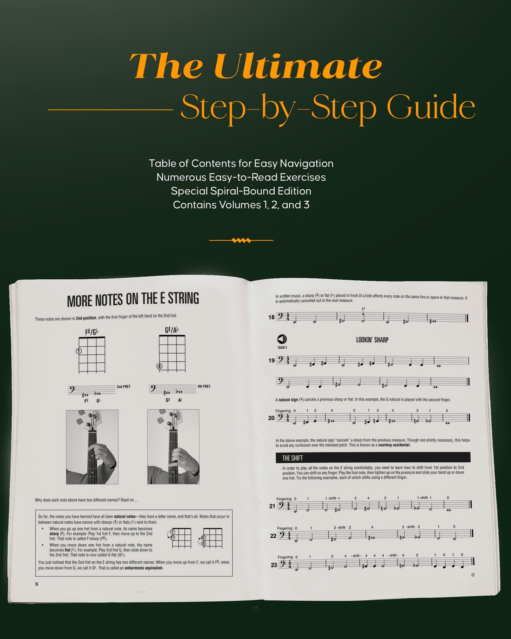 Hal Leonard Bass Method - Complete Edition: Books 1, 2 And 3 Bound Together In One Easy-To-Use Volume! Bk/Online Audio